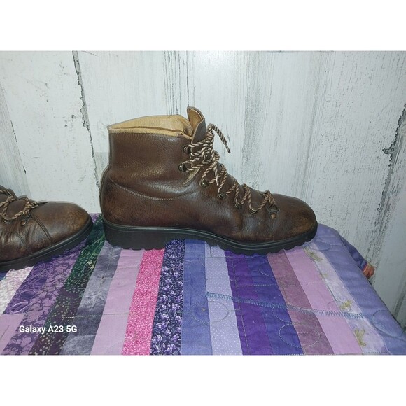Raichle Switzerland Men Size 6.5 Women 7.5 Brown Leather Hiking Boot main image 14